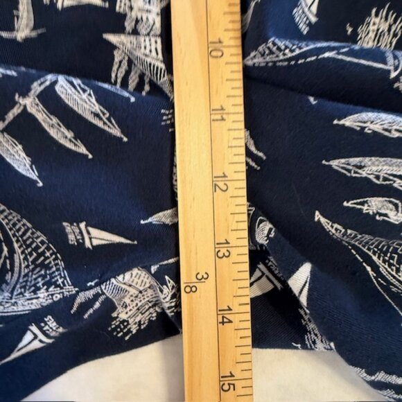 Vintage Ralph Lauren Sport Drop Front Nautical Shorts Button Sailboat Women’s 8 - Picture 8 of 10